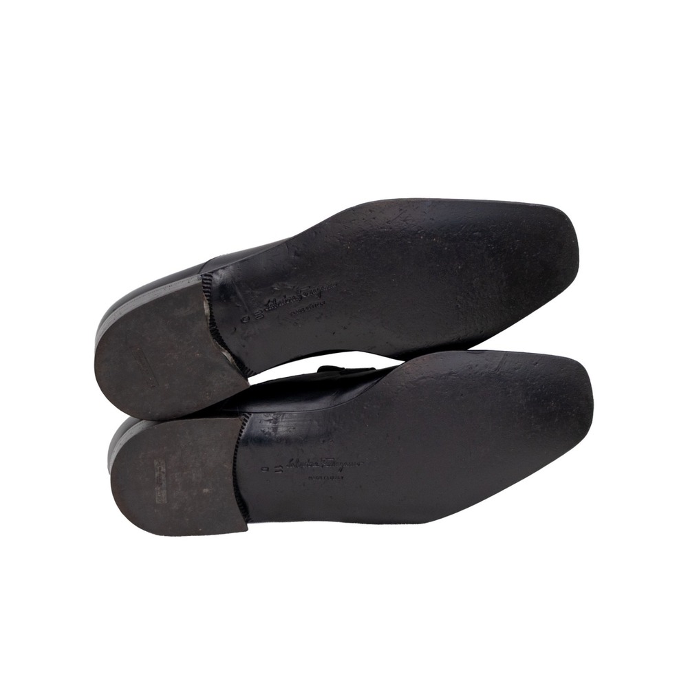 Vintage Salvatore Ferragamo Studio Black Horsebit Loafers Dress Shoes US 11 D - Picture 11 of 16